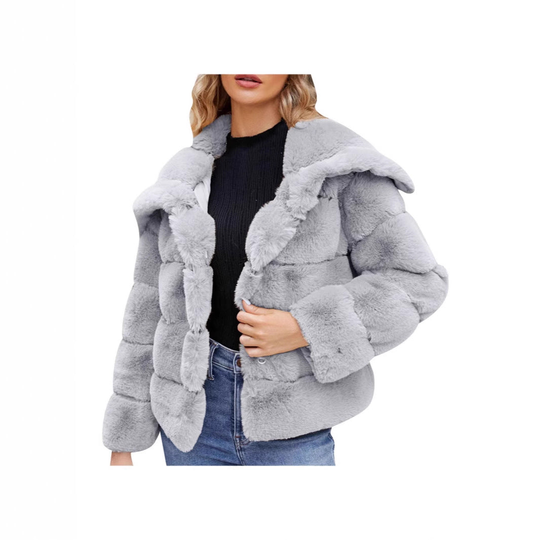 Damen Kapuzenjacke mit gepolstertem Design Drune