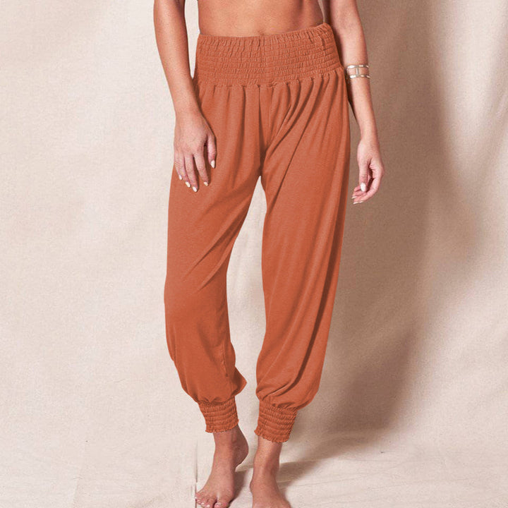 Damen luftige Sommerhose mit elastischem Bund Drune