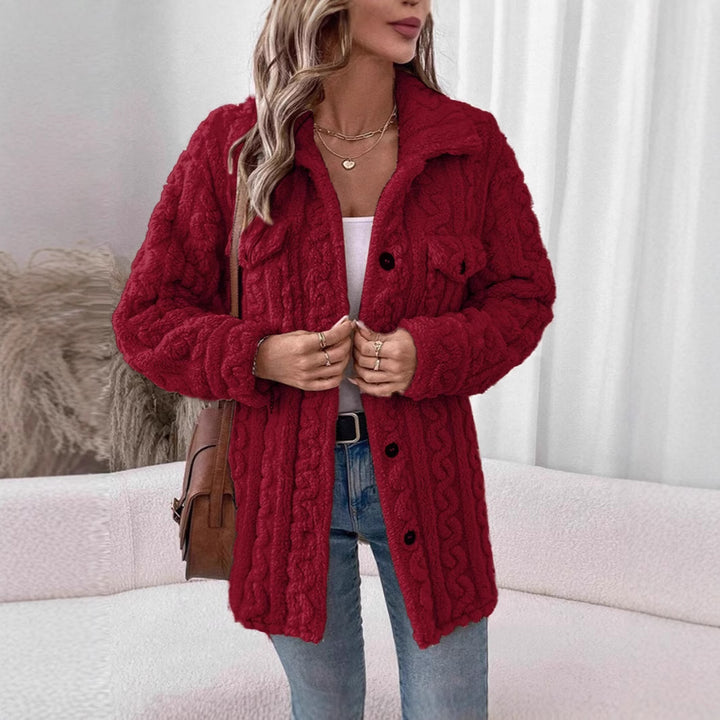 Damen Strickjacke mit strukturierter Oberfläche Drune
