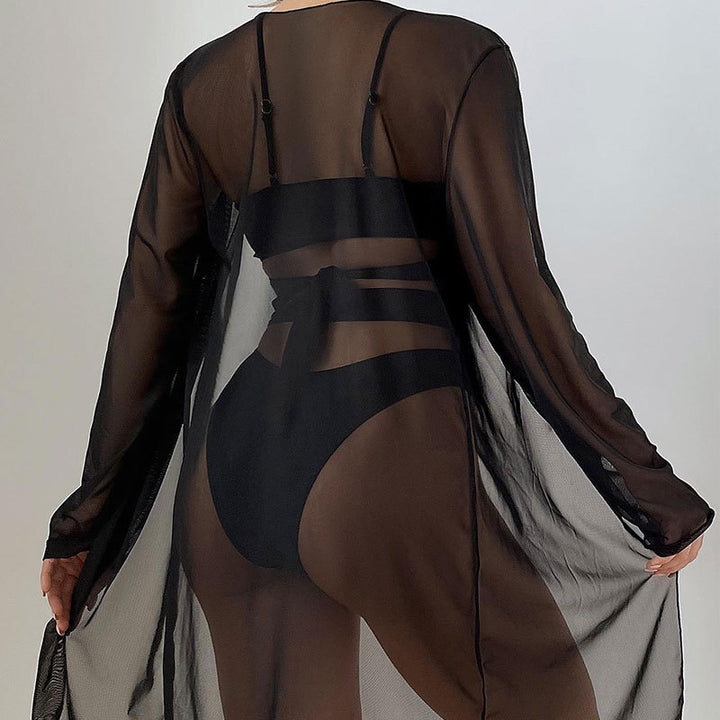 Damen Zweiteiliges Bikini-Set mit innovativem Wickeldesign und raffinierten Bindebändern Drune