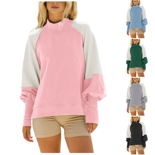 Damen sportlicher Sweatshirt mit Raglanärmeln Drune