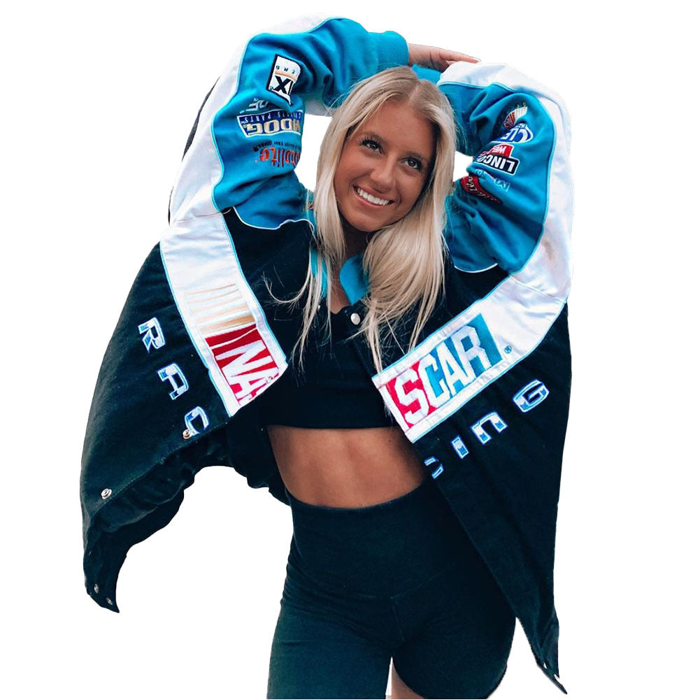 Damen sportliche Oversize-Jacke Drune