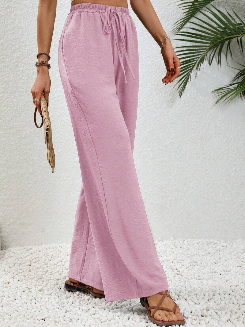 Damen Weite Sommerhose mit elastischem Bund und praktischen Seitentaschen Drune