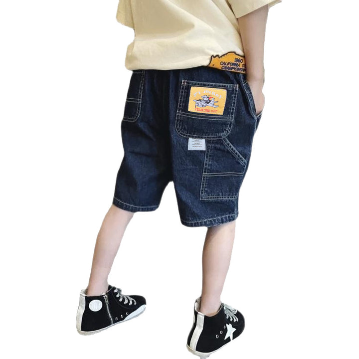 Jungen Denim Cargo-Shorts mit praktischen Taschen Drune