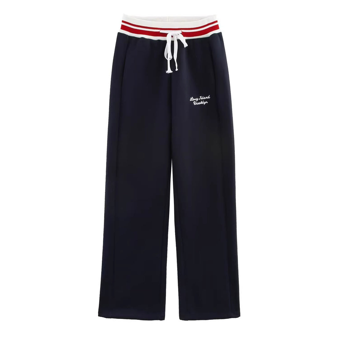 Damen Sportliche Freizeithose mit elastischem Bund und seitlichen Taschen Drune