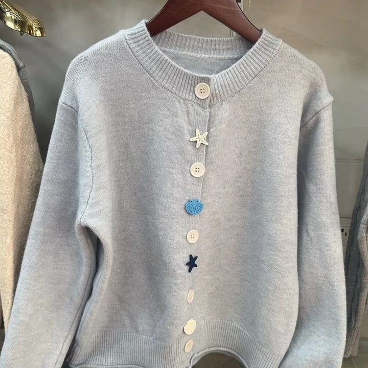 Damen verspielter Strickpullover Drune