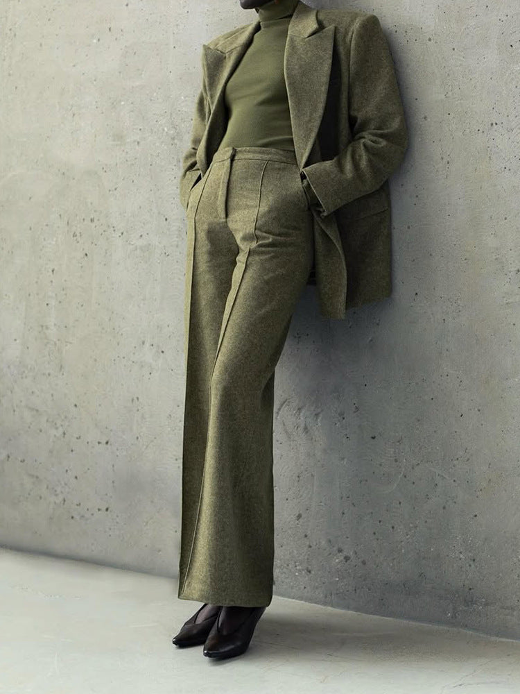 Damen Oversized Blazer mit asymmetrischem Schnitt und eleganten Details Drune