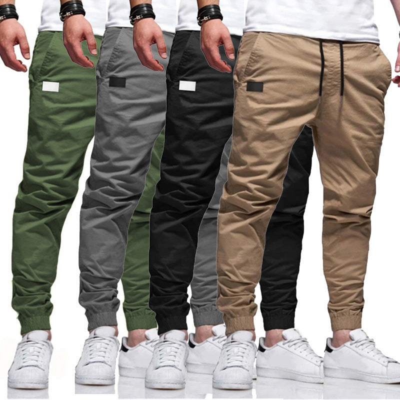 Herren elegante Freizeithosen mit verstellbarem Bund und seitlichen Taschen Drune
