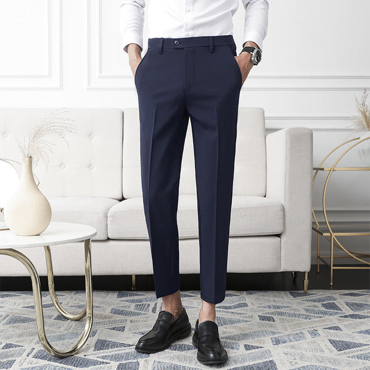 Drune | Klassische Slim Fit Hosen Für Männer