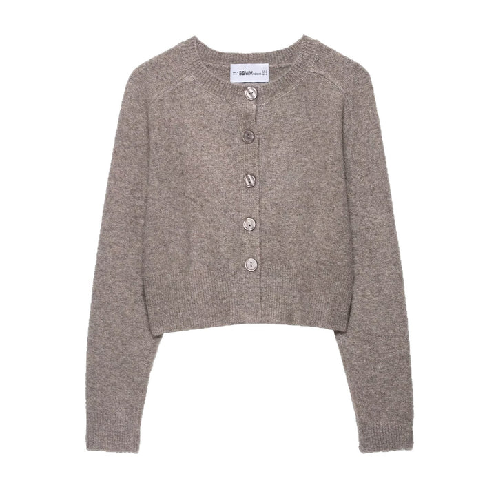 Damen Grobe Strickjacke Drune