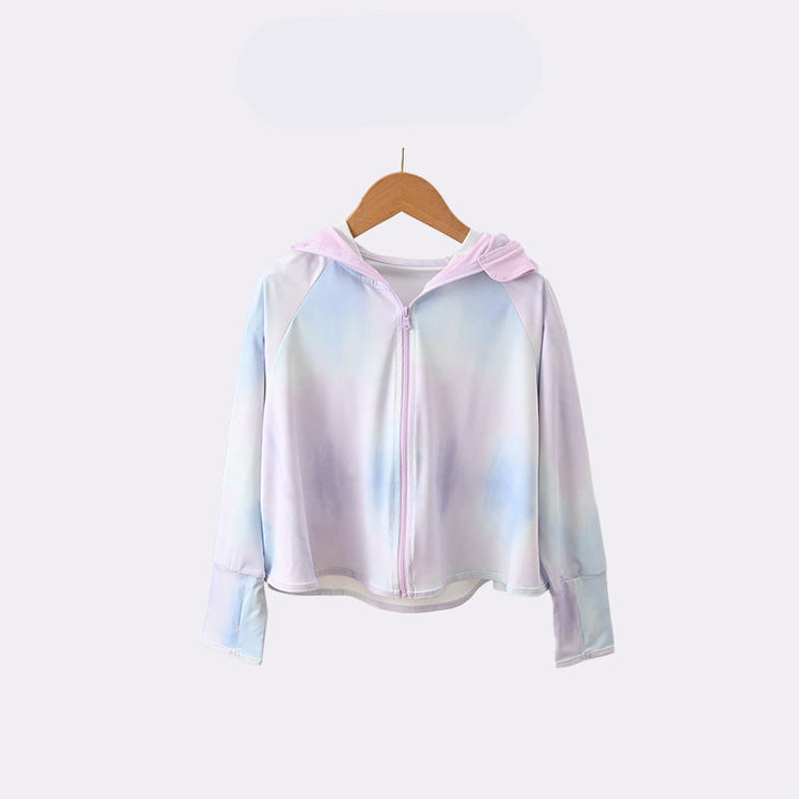 Damen UV-Schutzjacke mit Kapuze und weichem Material Drune