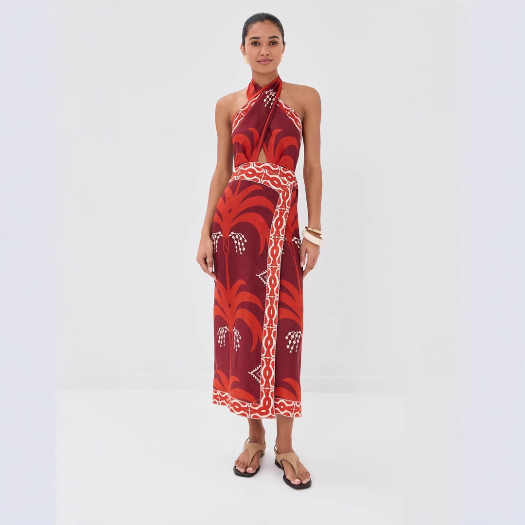 Damen Maxi-Kleid mit exklusivem Boho-Design Drune