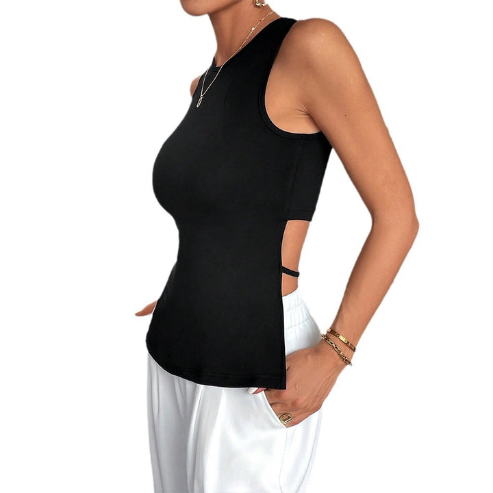 Damen Sportliches Tanktop mit seitlichem Cut-Out Drune