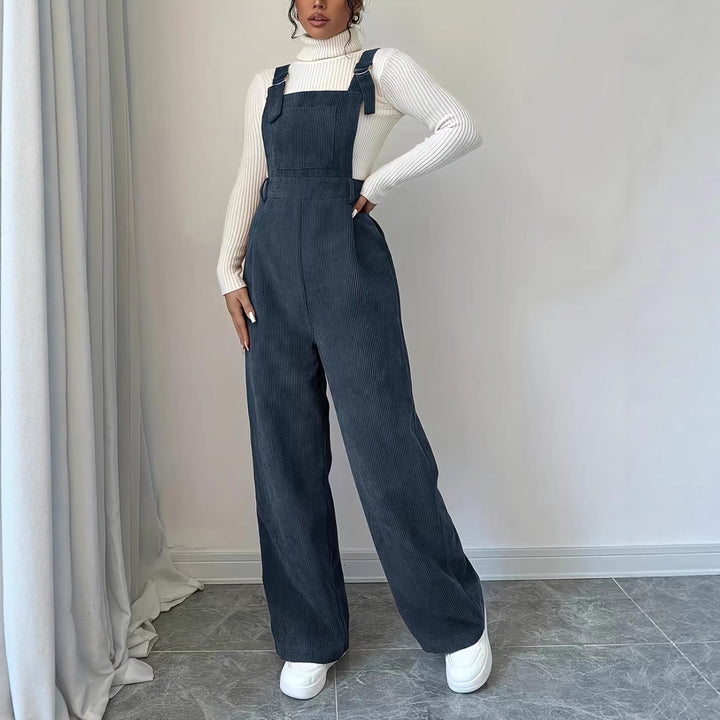 Damen Lässig geschnittener Cord-Overall Drune