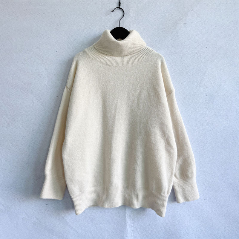 Drune | Weicher Pullover Aus Einfarbigem Strick
