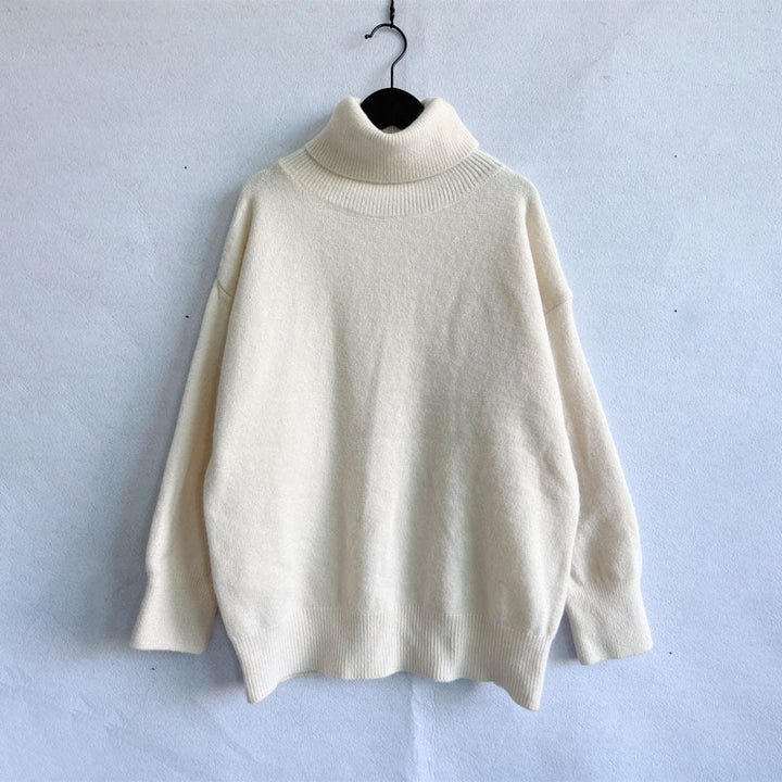 Drune | Weicher Pullover Aus Einfarbigem Strick