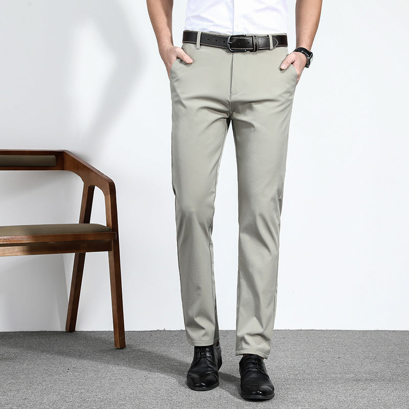 Herren elegante Business-Hose mit schmalem Schnitt und dehnbarem Material Drune