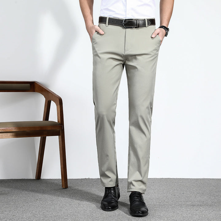 Herren elegante Business-Hose mit schmalem Schnitt und dehnbarem Material Drune