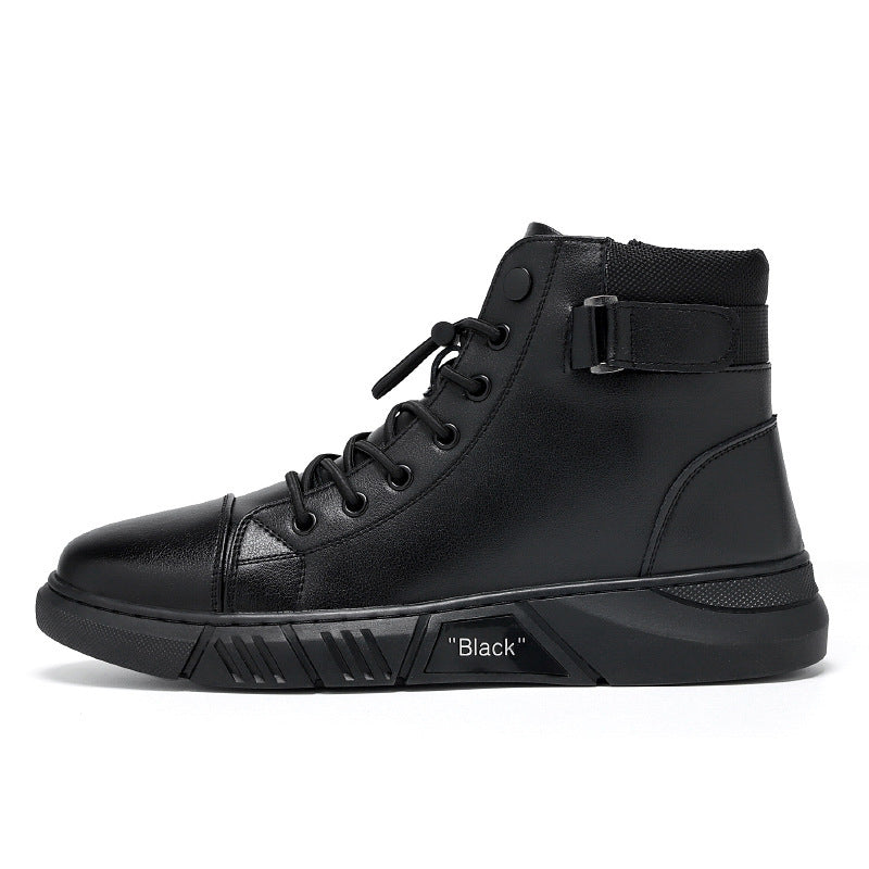 Damen hohe Sneaker Boots mit gepolsterter Innensohle und rutschfester Sohle Drune