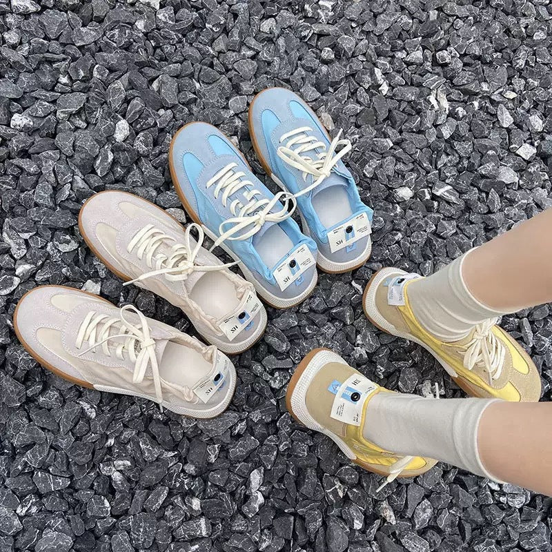 Damen Sportliche Sneaker mit einzigartiger Schnürung Drune