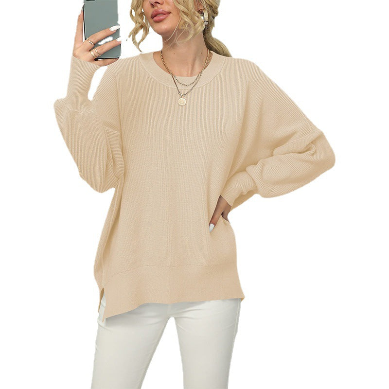 Damen Oversized Strickpullover Drune