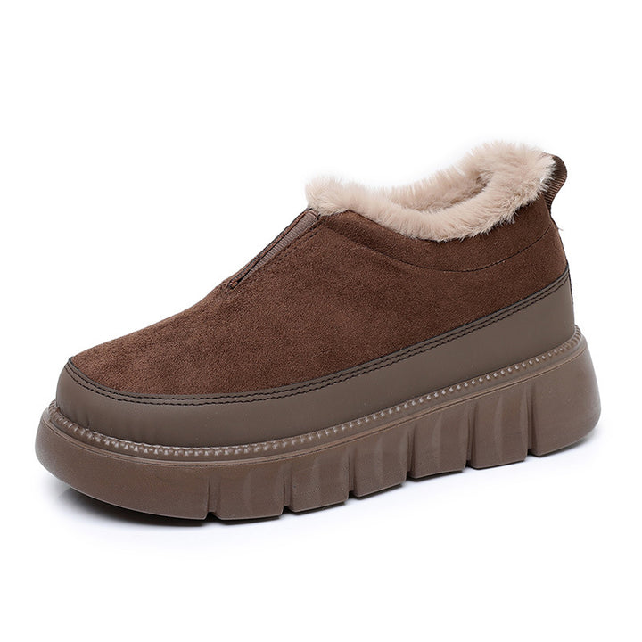 Damen Winter-Slipper mit Kuschel-Innenfutter und rutschfester Sohle Drune
