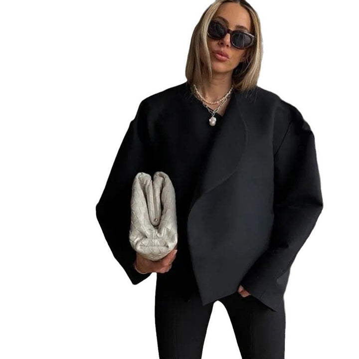 Damen Oversized Couture-Jacke mit strukturiertem Schnitt Drune