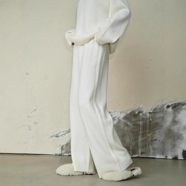 Damen Komfortable und weiche Strickhose Drune