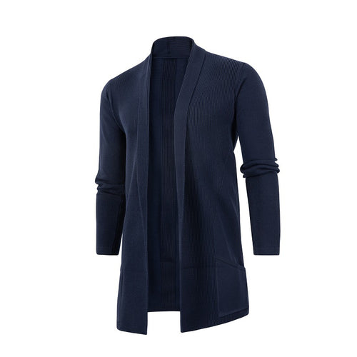 Damen Strickjacke mit offener Front und tiefem Kragen Drune
