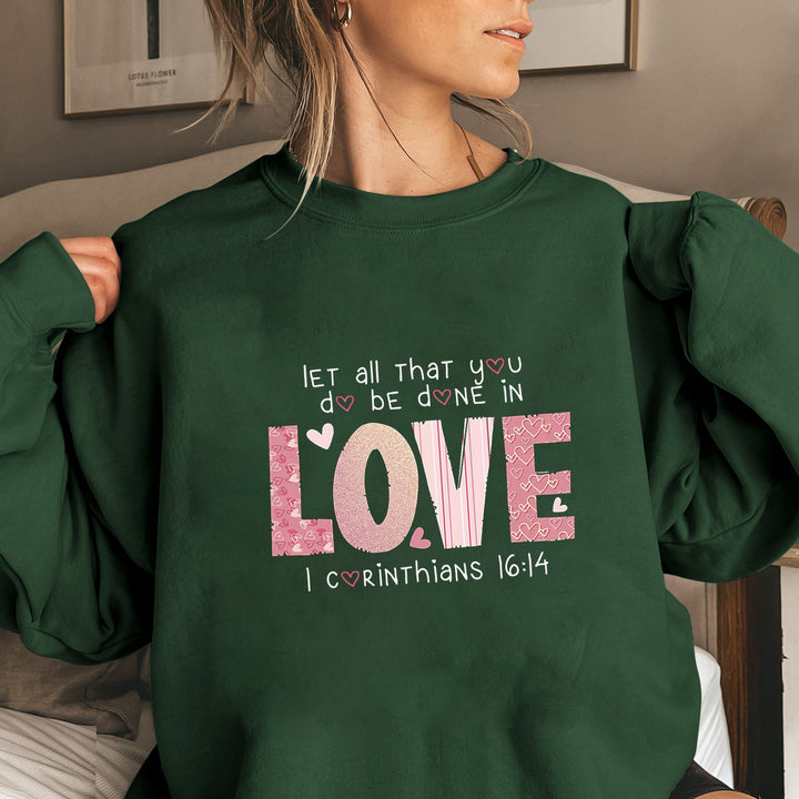 Damen Sweatshirt mit inspirierendem Druck und bequemer Passform Drune