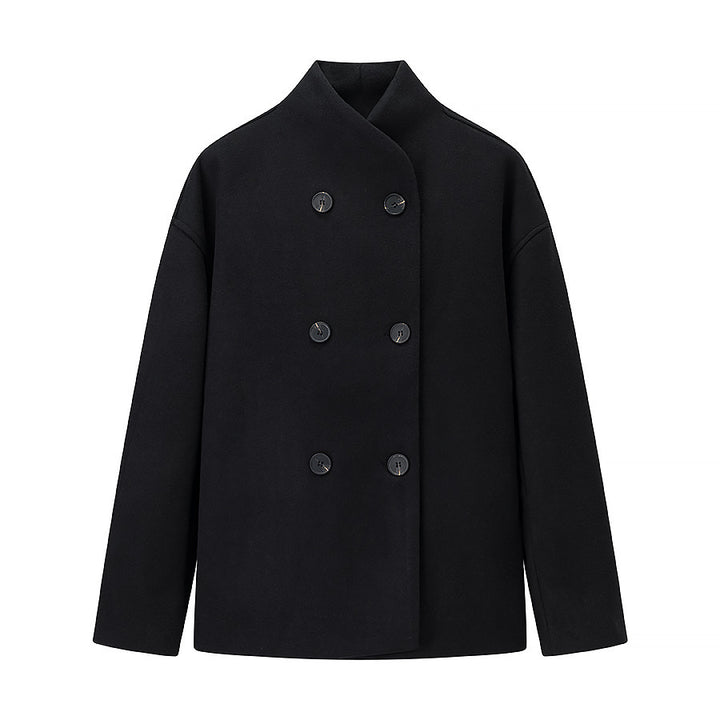 Damen Übergangsjacke mit doppelter Knopfleiste und weichem Stoff Drune