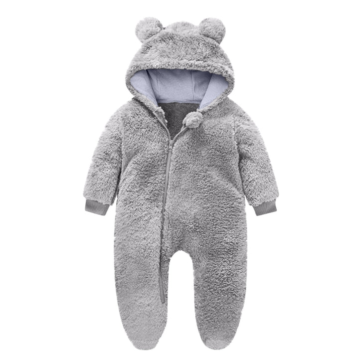 Kleinkind Fleece Overall mit Bärenohren Drune