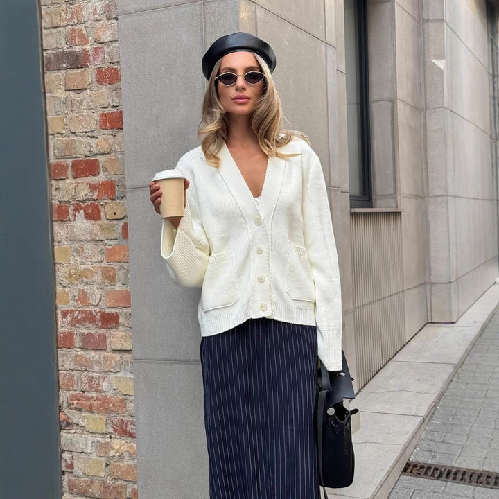 Damen Strickjacke mit Oversized-Schnitten Drune
