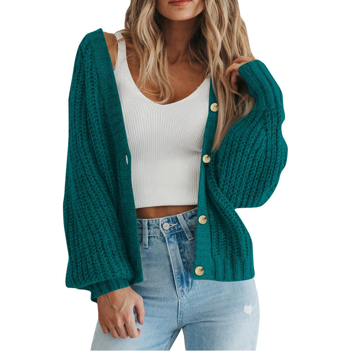 Damen Strickjacke mit grobem Muster und modischem Schnitt Drune