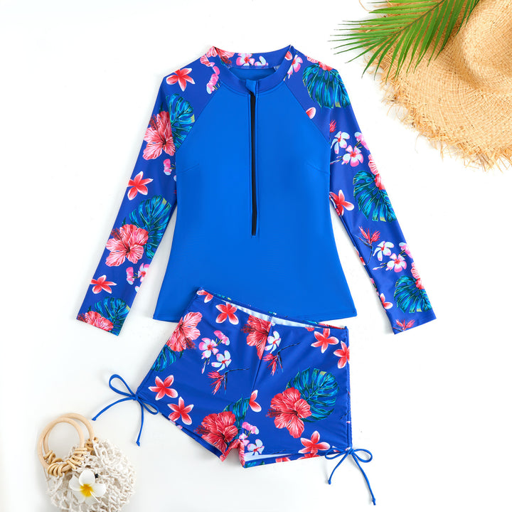 Damen Sportlicher Langarm-Surfuanzug Drune