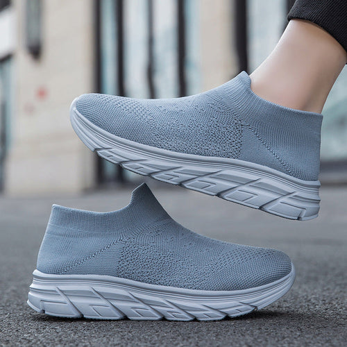Damen Hochleistungs-Sneaker mit flexiblem Strick-Obermaterial und dämpfender Sohle Drune