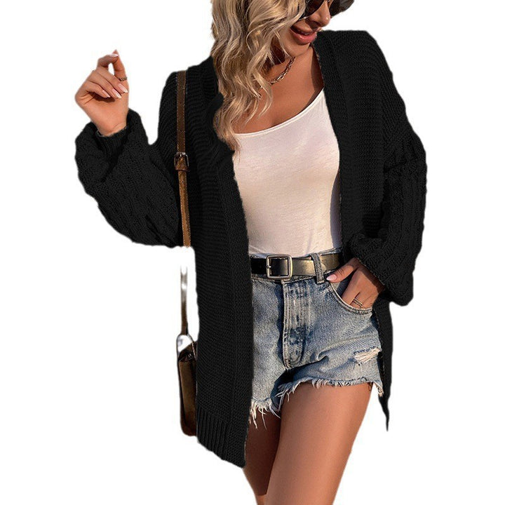Damen Strickjacke mit oversized Schnitt und strukturiertem Design Drune