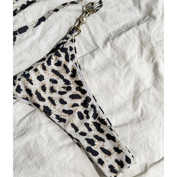 Damen Triangel-Bikini mit modischen Kettendetails Drune