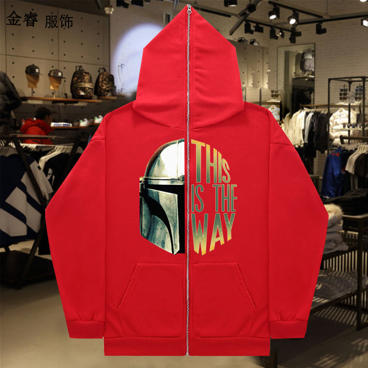 Damen Kapuzenjacke mit hochwertigem Grafikdesign und bequemen Taschen Drune