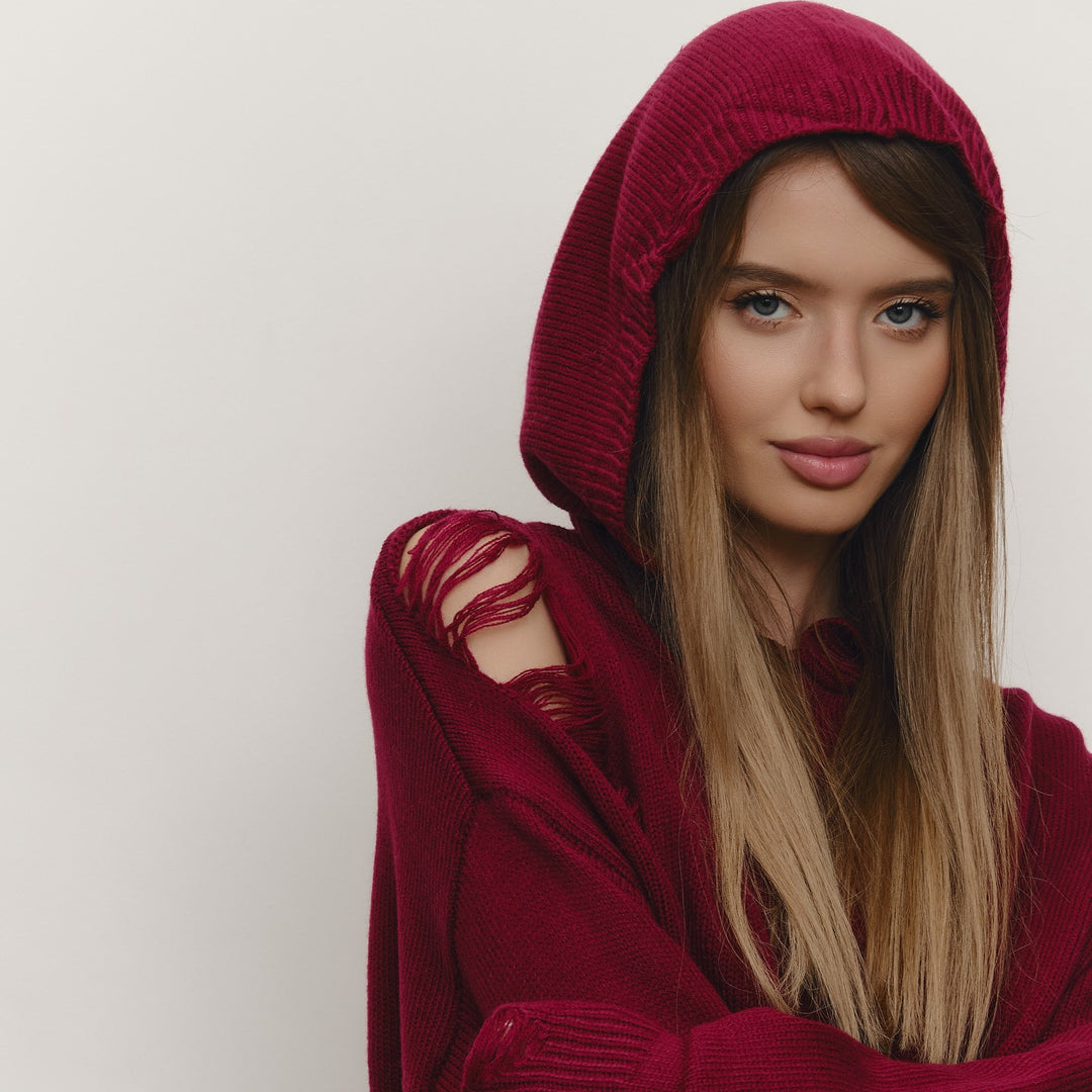 Damen Hoodie mit großzügigem Schnitt und trendigem Design Drune
