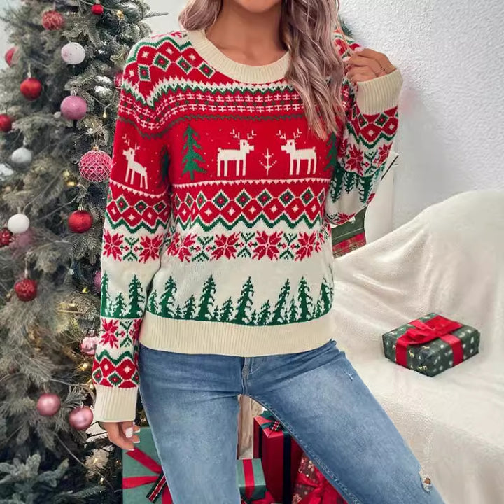 Damen Weihnachts-Pullover Drune