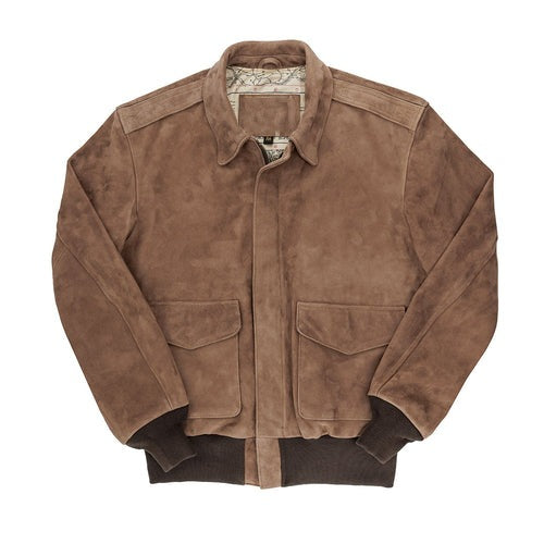 Herren Wildlederjacke mit hochwertiger Verarbeitung und praktischen Taschen Drune