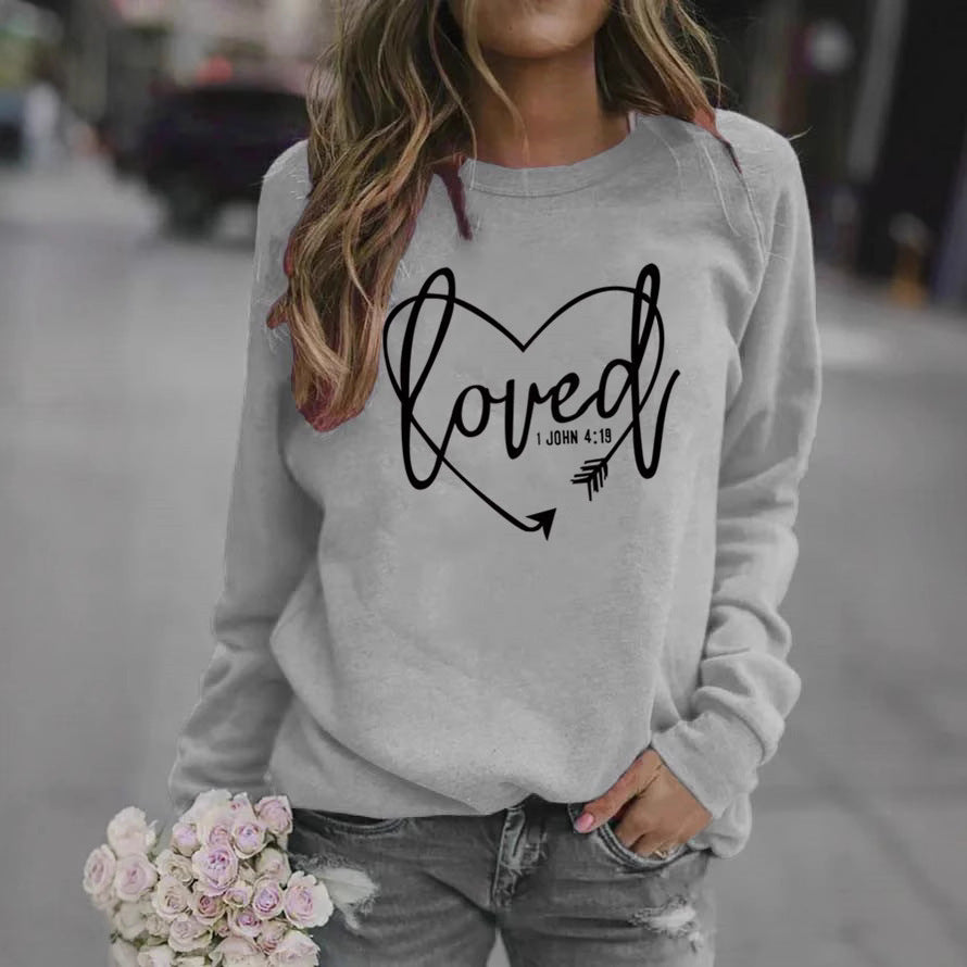 Damen Sweatshirt mit inspirierendem Schriftzug und trendigem Design Drune
