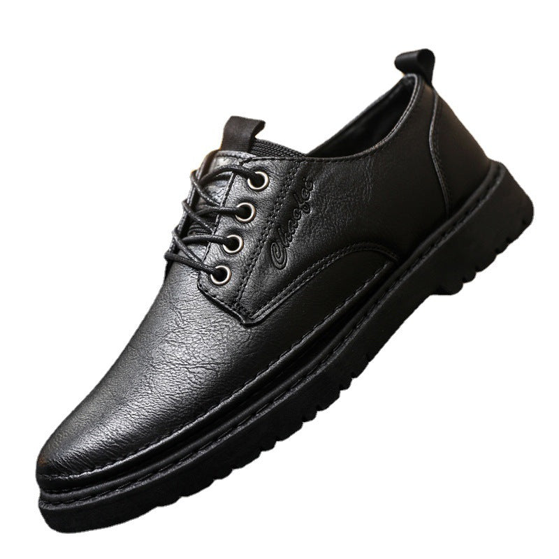 Herren Schnürschuhe mit modernem Obermaterial aus hochwertigem Leder und komfortabler Sohle Drune