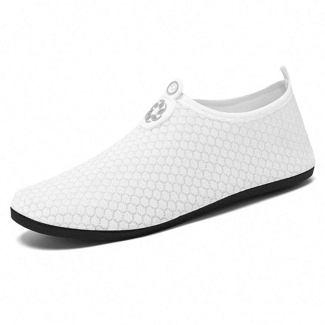 Damen nan leichter gestrickter Wasserschuh Slip-On mit nahtlosem Sockenschaft und rutschfester Gummisohle Drune