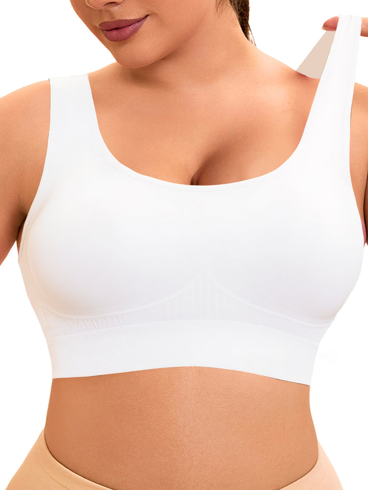 Damen Komfort-BH mit nahtlosem Design und stützendem Unterbrustband Drune