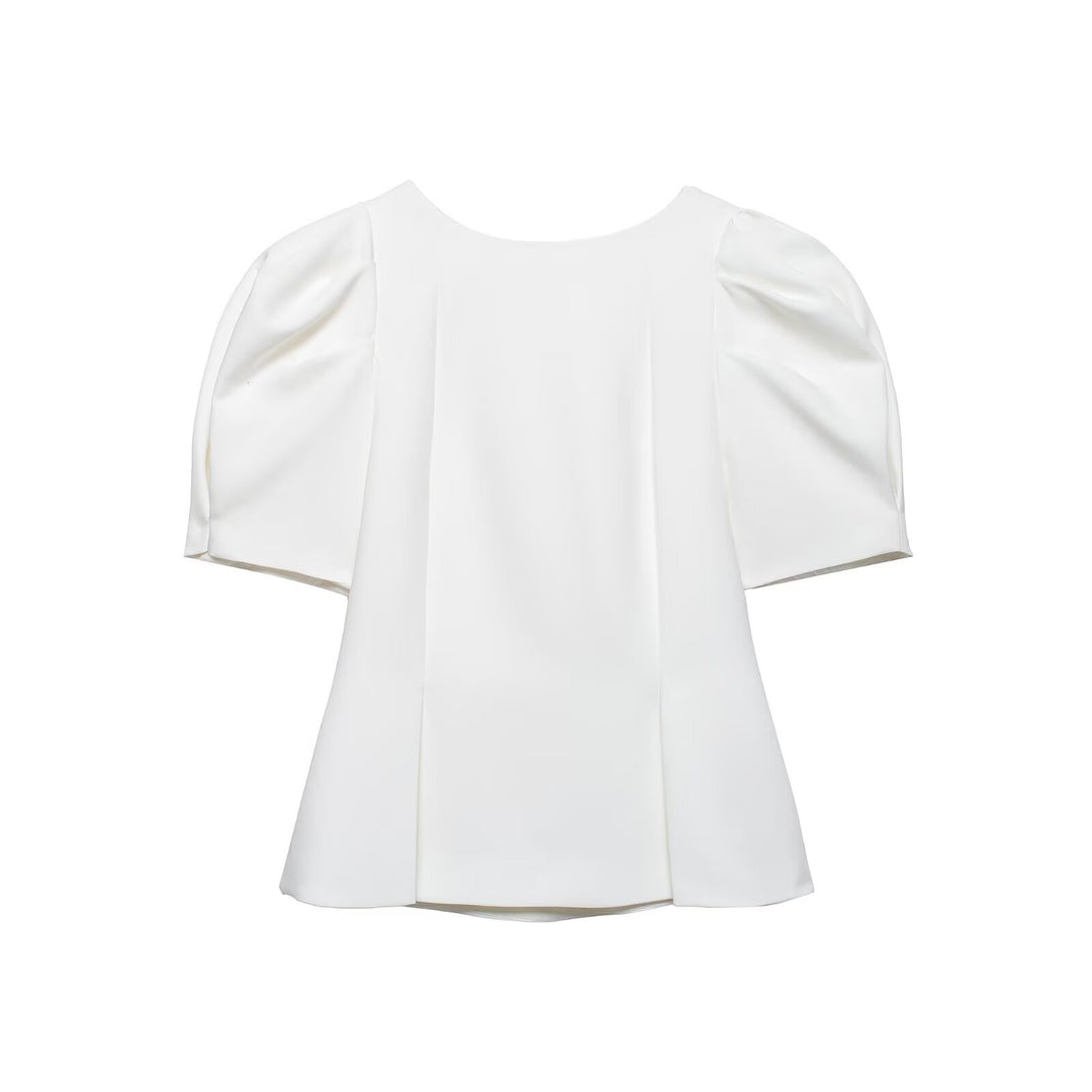 Damenbluse mit Puffärmeln und elegantem Schnitt Drune