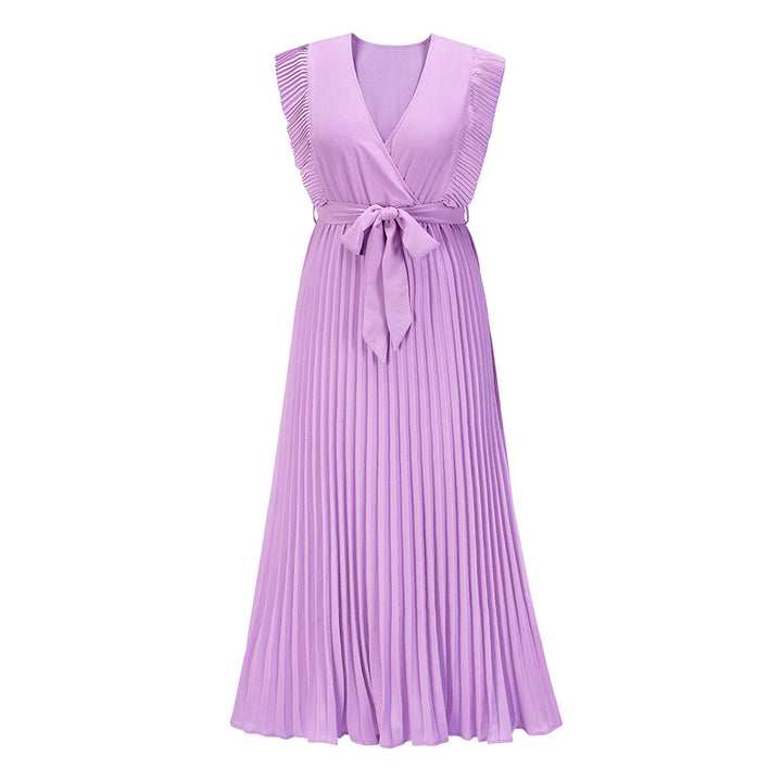 Drune | Plissee-Kleid aus Chiffon