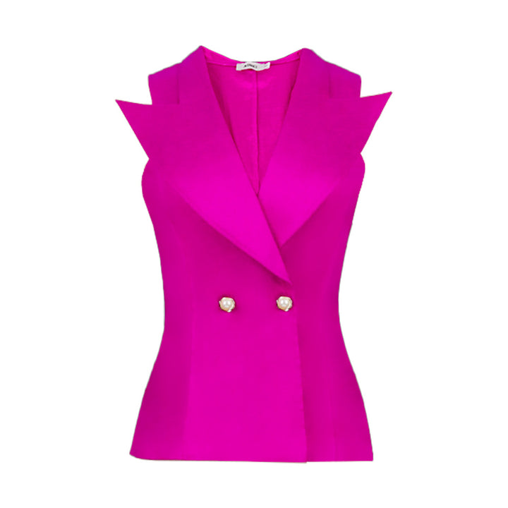 Damen Elegantes Blazer-Set mit weit geschnittenen Hosen Drune