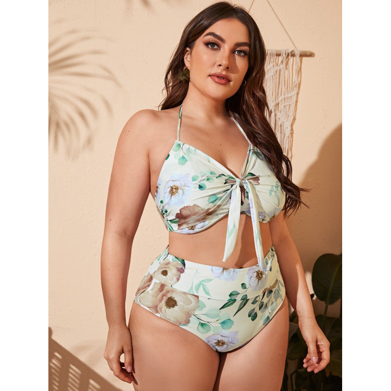 Damen Hochwertiger Bikiniset mit Floralprint Drune